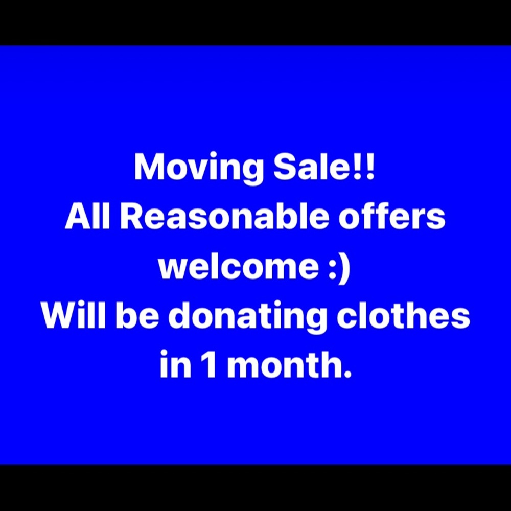 Moving Sale!!